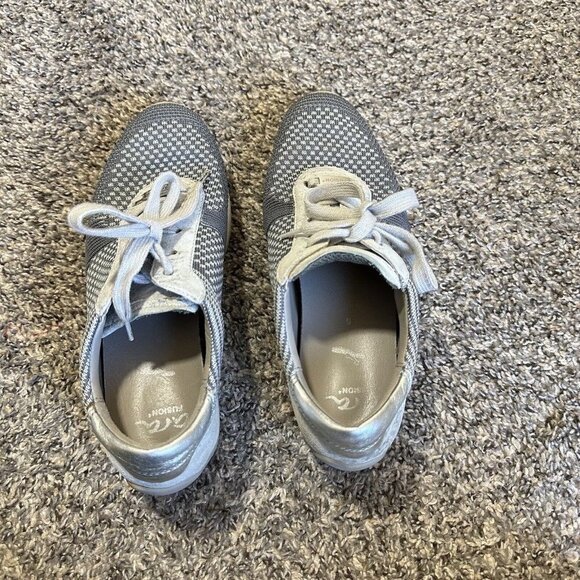 Ara Shoes Lilly Gray Knit Sneaker Walking Comfort Lace Up Fusion UK 5 US 7.5 - Picture 8 of 11